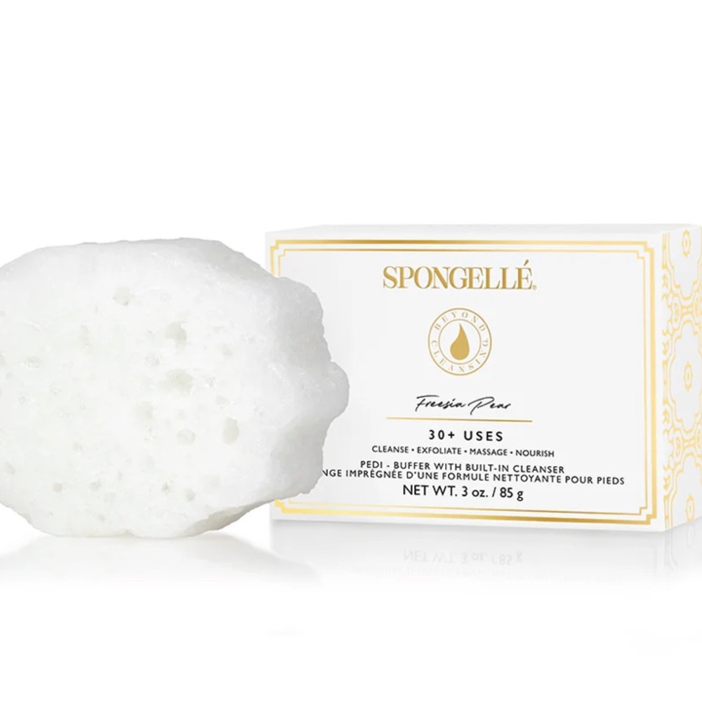 Spongelle Freesia Pear Cleansing Pedi Buffer